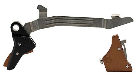 [081950613687] Timney Triggers ALPHAGLOCK34BRNZE Alpha Competition 9mm Luger/40 S&W, Bronze Straight Trigger Compatible w/Most Glock Gen3-4