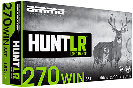 [818778023592] Ammo Inc 270W150SSTA20 Hunt Long Range 270Win 150gr Super Shock Tip 20 Per Box/10 Case