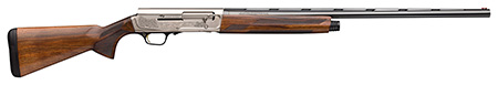 [023614853718] Browning 0118205004 A5 Ultimate Sweet Sixteen 16 Gauge 2.75" 3+1 28" Blued, Satin Engraved Rec, Grade III Turkish Walnut Stock, Fiber Optic Sight, Invector-DS Chokes