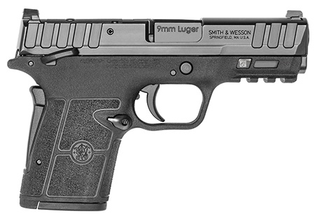 [022188891416] Smith  &  Wesson 13591 Equalizer  9mm Luger 15+1 3.68" Black Armornite Stainless Steel Barrel  &  Optic Ready/Serrated Steel Slide, Black Polymer Frame w/Picatinny Rail, Black Textured Polymer Grips