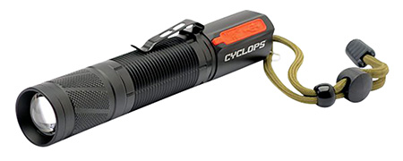[888151039755] Cyclops CYCTF1200RC FX1200 Pocket Flashlight  Black 210/1200 Lumens White LED