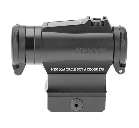 [605930624700] Holosun HS515CM 515  Black Anodized 1 x 20 mm 2 MOA Red Dot/65 MOA Circle Multi Reticle
