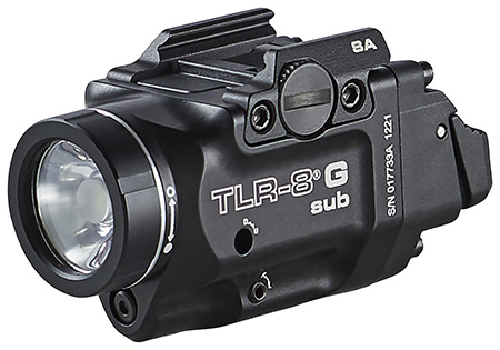 [080926694392] Streamlight 69439 TRL-8 G Sub Gun Light with Green Laser  Black Anodized 500 Lumens White LED Springfield Armory Hellcat