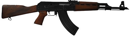 [685757098649] Zastava Arms Usa ZR7762BTW ZPAP M70 7.62x39mm 30+1 16.30" Black Chrome Lined Steel Barrel, Black Battle Worn Dark Walnut Handguard, Battleworn Dark Walnut Wood Fixed Stock, Dark Walnut Grip