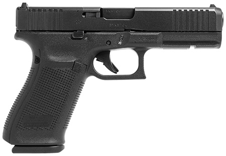 [764503054419] Glock PA215S203MOS G21 Gen5 MOS Standard 45 ACP 13+1 4.61" Black GMB Barrel, Black nDLC Serrated Steel Slide, Black Polymer Frame w/Picatinny Rail, Ambidextrous