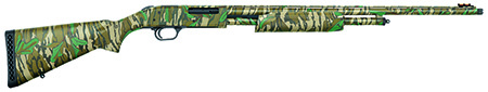 [015813501071] Mossberg 50107 500 Turkey Full Size 410 Gauge Pump 3" 5+1 24" Mossy Oak Greenleaf Vent Rib Barrel, Mossy Oak Greenleaf Optic Ready Receiver, Fixed Mossy Oak Greenleaf Synthetic Stock, Right Hand