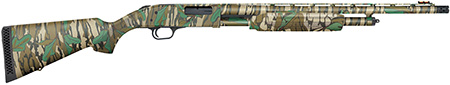 [015813543378] Mossberg 54337 500 Turkey 20 Gauge 5+1 3" 22" Vent Rib Barrel, Optic Cut Receiver, Fiber Optic Front Sight, Overall Mossy Oak Greenleaf, Synthetic Furniture, Includes X-Factor Ported Choke Tube