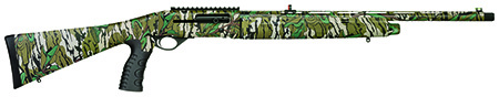 [884110758026] Mossberg 75802 SA Turkey 28 Gauge Semi-Auto 2.75" 4+1 22" Mossy Oak Greenleaf Steel Barrel, Picatinny Rail Receiver, Fixed Mossy Oak Greenleaf Synthetic Stock, Brown Polymer Grip, Right Hand