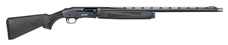 [015813851596] Mossberg 85159 940 Super Bantam Full Size 12 Gauge Semi-Auto 3" 4+1 26" Matte Blued Vent Rib Barrel, Tungsten Gray w/Blue Accents Stainless Steel Receiver, Adjustable Black Synthetic Stock, Right Hand
