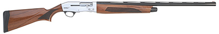 [713780242606] TriStar 24260 Viper G2 Pro Full Size 12 Gauge Semi-Auto 3" 5+1 28" Black Vent Rib Barrel, Silver Steel Receiver, Fixed Turkish Walnut Stock, Beretta/Benelli Mobil Chokes, Right Hand