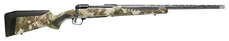 [011356580290] Savage Arms 58029 110 UltraLite 7mm PRC 2+1 22" Threaded Carbon Fiber Wrapped Barrel, Black Melonite Rec, Woodland Camo AccuStock with AccuFit