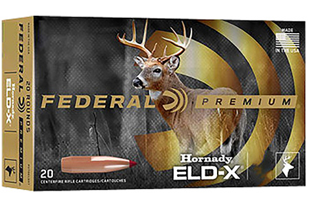 [604544689822] Federal P3006ELDX1 Premium ELD-X 30-06Springfield 178gr 20 Per Box/10 Case