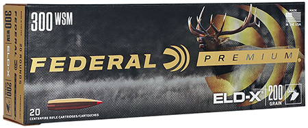 [604544689891] Federal P300WSMELDX1 Premium ELD-X 300WSM 200gr 20 Per Box/10 Case