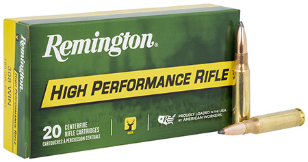 [047700661506] Remington Ammunition R21473 High Performance Rifle 308Win 180gr Pointed Soft Point Boat Tail 20 Per Box/10 Case