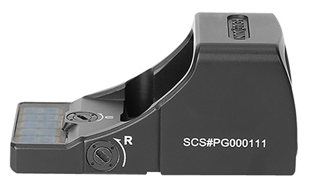 [810047072645] Holosun SCSMP2GR SCS MP2 Black Anodized 1 x 0.58" X 0.77" 2 MOA Green Dot/32 MOA Circle Multi Reticle