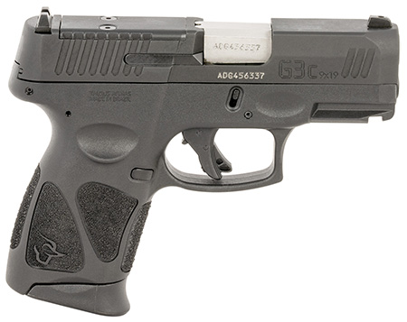 [725327634317] Taurus 1G3CP9312X12 G3C  9mm Luger 12+1 3.26" Matte Stainless Steel Barrel, Matte Black Tenifer Optic Cut/Serrated Slide, Black Polymer Frame w/Picatinny Rail, Black Polymer Grips