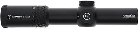 [810048570577] Crimson Trace 013002401 Hardline  Black Anodized 1-6x24mm 34mm Tube Illuminated CT TR1-MOA Reticle
