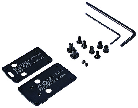 [810048570782] Crimson Trace 013000186 CT RAD Mounting Kit CT RAD Footprint/Dovetail, Compatible w/Glock 42/43/48