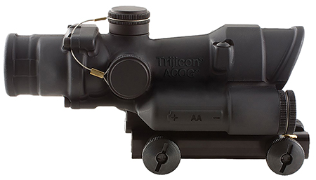 [719307308732] Trijicon 100432 ACOG  4x 32mm Obj 36.80 ft @ 100 yds FOV Matte Black Finish LED Illuminated Green Crosshair 300 Blk