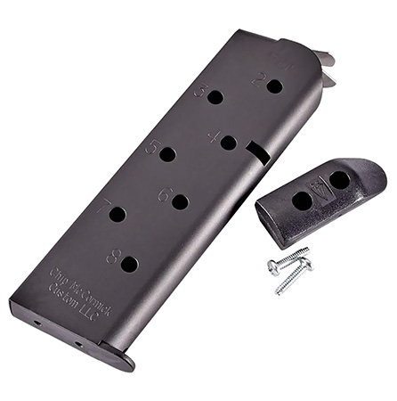 [750958734778] CMC Products MMG45FS8BP Match Grade  8rd 45 ACP USGI For 1911 Government Black Stainless Steel