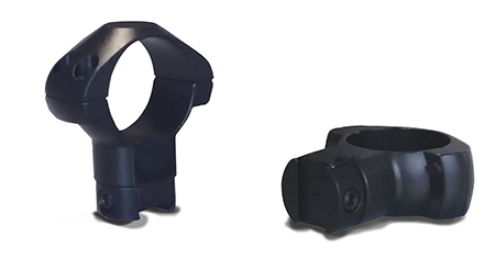 [698156074152] Konus 7415 Steel Rings  Black 1" 3/8" Grooved Receiver High 0 MOA