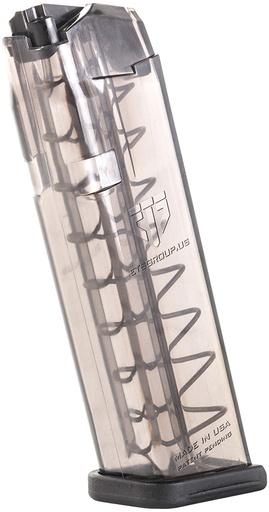 [850016478467] ETS Group SMKGLK1710 Pistol Mags  10rd Limited 9mm Luger Compatible w/ Glock 17/19/26/45/18/19X/34 Smoke Polymer