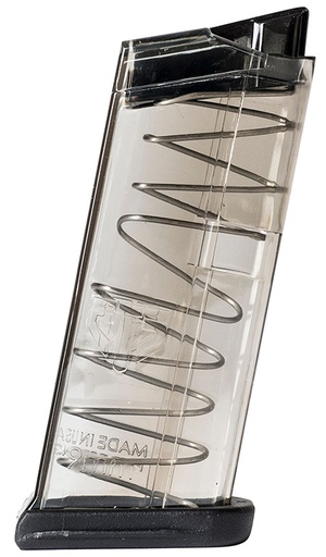 [850016478504] ETS Group SMKGLK43 Pistol Mags  7rd 9mm Luger Compatible w/ Glock 43 Smoke Polymer