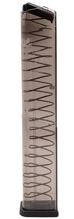 [850016478566] ETS Group SMKGLK2030 Pistol Mags  30rd Extended 10mm Auto Compatible w/Glock 20/29/40 Smoke Polymer