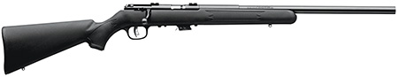 [062654287008] Savage Arms 28700 Mark II FV Full Size 22 LR 5+1 21" Matte Black Heavy Button Rifled Barrel, Matte Black Drilled  &  Tapped Carbon Steel Receiver, Matte Black Fixed Synthetic Stock, Right Hand
