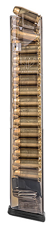 [850016478535] ETS Group SMKGLK22210 Pistol Mags  30rd Extended 40 Cal Compatible w/Glock 22/23/24/27/35 Smoke Polymer