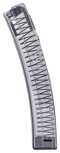 [850016478443] ETS Group SMKHKMP530 Pistol Mags  30rd Standard 9mm Luger Compatible w/ HK MP5/MP5K/94/SP89/SP5K Smoke Polymer