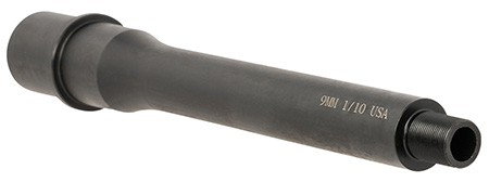 [659725360335] TacFire BAR9MM7BN AR Barrel  9mm NATO 7.50" Black Nitride Finish 4150 Chrome Moly Vanadium Steel Material with Threading  &  1:10" Twist for AR-15
