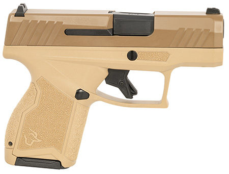 [725327936855] Taurus 1GX4M931ET GX4  Micro-Compact 9mm Luger 11+1 3.06" Black Barrel, Tan Cerakote Serrated Slide, Coyote Tan Stainless Steel Frame