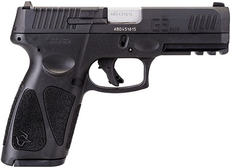 [725327629375] Taurus 1G3P94117 G3 T.O.R.O. Full Size 9mm Luger 17+1 4" Matte Stainless Steel Barrel, Matte Black Tenifer Optic Ready/Serrated Slide, Black Polymer Frame w/Picatinny Rail, Black Polymer Grips