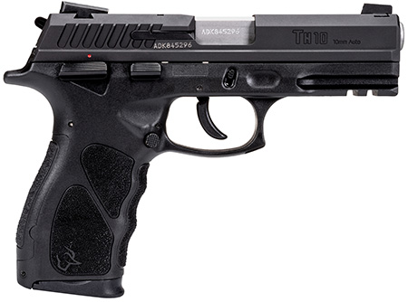 [725327623618] Taurus 1-TH10041 TH  Full Size 10mm Auto 15+1  4.27" Matte Stainless Steel Barrel, Matte Black Serrated Slide, Black Polymer Frame w/Picatinny Rail, Black Interchangeable Backstrap Grip Right Hand