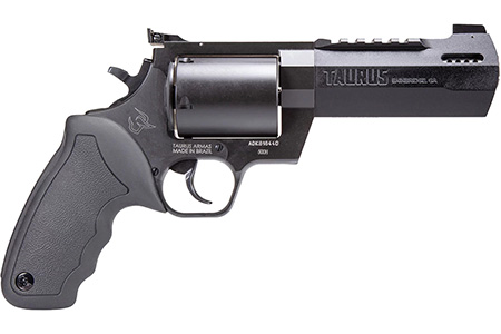 [725327623892] Taurus 2500051RH Raging Hunter  Large Frame 500 S&W Mag 5rd 5.12" Black Ported/Target Crown Barrel, Matte Black Oxide Cylinder, Black Steel Frame, Black Rubber Grip