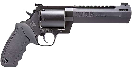 [725327624196] Taurus 2500061RH Raging Hunter  Large Frame 500 S&W Mag 5rd 6.75" Black Ported/Target Crown Barrel, Matte Black Oxide Cylinder, Black Steel Frame Black Rubber Grip