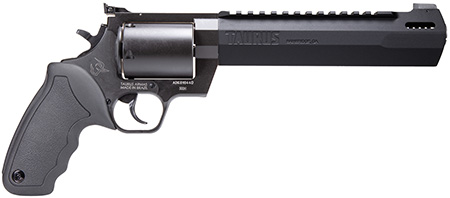 [725327624028] Taurus 2500081RH Raging Hunter  Large Frame 500 S&W Mag 5rd 8.38" Black Ported/Target Crown Barrel, Matte Black Oxide Cylinder, Black Steel Frame Black Rubber Grip