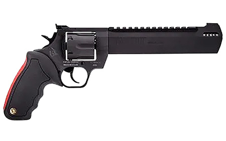 [725327624066] Taurus 2500101RH Raging Hunter  Large Frame 500 S&W Mag 5rd 10" Black Ported/Target Crown Barrel, Black Cylinder, Black Steel Frame, Black Rubber Grip