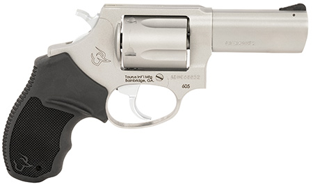 [725327634430] Taurus 2605P39 605 T.O.R.O. Small Frame 38 Special +P/357 Mag 5rd 3" Stainless Steel Barrel, Frame  &  Cylinder, Black Rubber Grip, Transfer Bar Safety, Optic Mount For Micro Red Dot