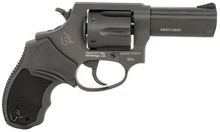 [725327634461] Taurus 2-856P31 856 T.O.R.O. Small 38 Special +P 6 Shot 3" Matte Black Stainless Steel Barrel, Cylinder  &  Frame, Black Rubber Grip, Transfer Bar Safety, Exposed Hammer