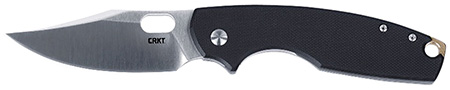 [794023532104] CRKT 5321 Pilar IV 3.09" Folding Plain Satin D2 Steel Blade/Black/SS G10/SS Handle Includes Pocket Clip
