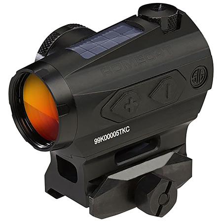 [798681567881] Sig Sauer Electro-Optics SOR43031 Romeo4T  Black Anodized 1 x 20 mm 2 MOA Red Ballistic Dot/65 MOA Circle