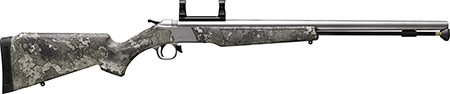 [043125191185] CVA PR9118SM Wolf V2 50 Cal 209 Primer 24" Matte Stainless Steel Barrel, Stainless Steel Receiver w/DuraSight Rail, Fixed TrueTimber Strata Synthetic Stock