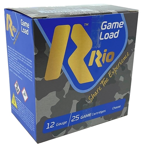 [8435101623063] Rio Ammunition TGHV3675 Game Load High Velocity 12Gauge 2.75" 1 1/4oz 7.5Shot 25 Per Box/10 Case