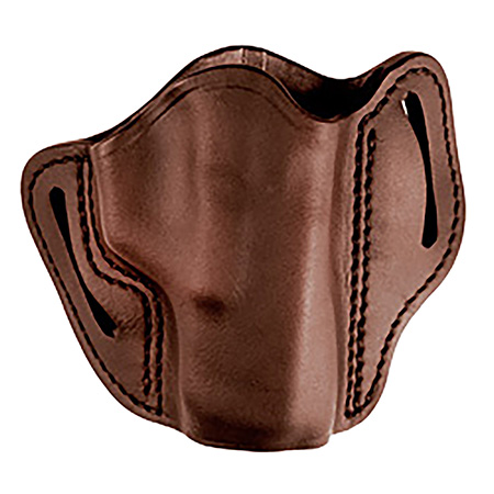 [810102212429] Uncle Mikes-leather(1791) UMOWB2BRWR Outside The Waistband  OWB Size 02 Brown Leather Compatible w/Glock 17/19, Belt Slide Mount, Right Hand