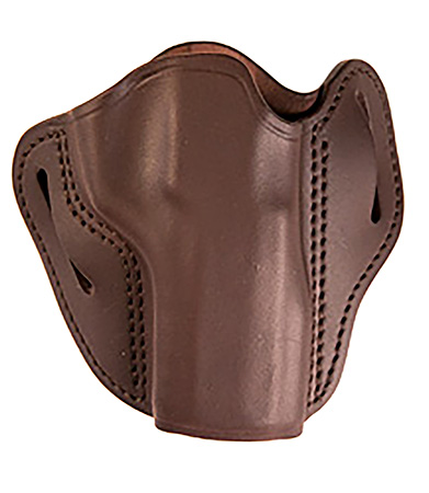[810102212467] Uncle Mikes-leather(1791) UMOWB4BRWR Outside The Waistband Holster OWB Size 04 Brown Leather Belt Slide Fits Sig P320 Right Hand
