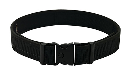 [810102212504] Uncle Mikes-leather(1791) BLTUM32/36MBL Gun Belt  Matte Black Leather 32/36 1.50" Wide Buckle Closure