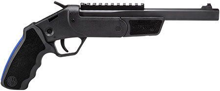 [754908287604] Rossi SSPB9-BK Brawler  45 Colt (LC)/410 Gauge 1rd 9", Black, Textured Rubber Grips, Optic Mount
