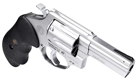 [725327939627] Rossi 2RM649 RM64  357 Mag 6 Shot 4" Matte Stainless Steel Barrel, Cylinder  &  Frame Textured Black Rubber Grip